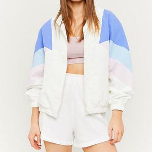 Conjunto de Chaqueta y Pantalón Corto de Nylon con Cremallera para Mujer, Diseño Personalizado OEM, Cortavientos de Dos Piezas para Invierno - Product Image 5