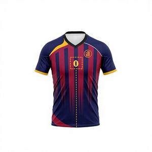 Camiseta Deportiva de Manga Corta con Cuello en V para Hombre, Transpirable, de Secado Rápido, con Estampado Sublimado, Spandex/Poliéster - Oferta Especial con Ajuste de Precio - Product Image 1