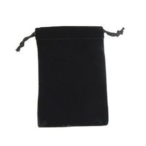 Femmes personnalisé imprimé velours coton petit cordon fermeture cadeau sac à main Transparent sac à provisions cosmétiques stockage - Product Image 1