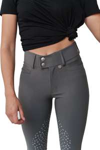 Leggings d'équitation pour femmes, design taille haute, respirants, coupe ajustée, pantalon d'équitation - Product Image 2