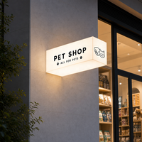 Boîte à lumière LED personnalisée Signvia avec un design durable et écologique pour la publicité extérieure, en acrylique, pour les salons de beauté