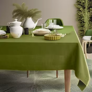 60x90 Moss Green Cotton <b>Table</b> <b>Cover</b> Rectangle Custom Sizes Colors Options Farmhouse <b>Table</b> Cloth Natural Dining <b>Table</b> Cloth - Product Image 4
