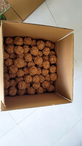 Pelota de Fibra de Coco para Perros, Juguete para Limpiar los Dientes, Pelota de Masticación Resistente para Entrenamiento Molar en Varios Tamaños S M L - Product Image 3