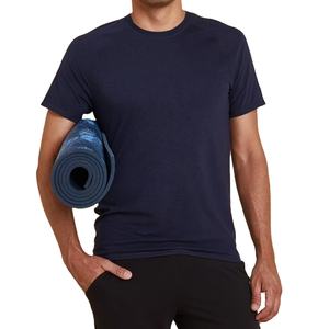 Top qualité Slim Fit hommes chemises de musculation entraînement musculaire entraînement Fitness plaine Gym T-shirt pour hommes - Product Image 1