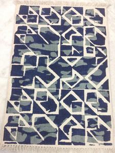 Wholesale Cotton Flatweave <b>Rug</b> <b>Washable</b> Abstract Geometric Mid-Century Dhurrie Area Carpet Bohemian Medallion Kilim Factory - Product Image 3