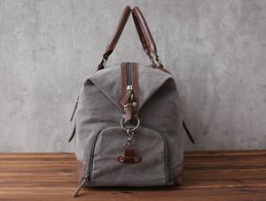 โรงงานผลิตกระเป๋าเดินทางผ้าใบหนัง ขายส่ง กระเป๋าเดินทางกันน้ำแบบถือขึ้นเครื่อง รุ่น LCTB-0065 - Product Image 4