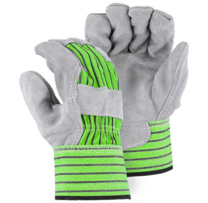 Gants de sécurité robustes pour monteurs canadiens, protection des mains à rayures, gants unisexes pour les bras, gants de travail doux et confortables - Product Image 1