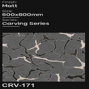 Carreaux de sol mats de luxe et haut de gamme, finition sculptée, 600*600 - Product Image 3
