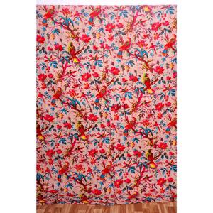 Couverture de lit indienne vintage en coton 100% fait main, réversible, patchwork, confortable et de haute qualité, style Kantha du Bengale - Product Image 1