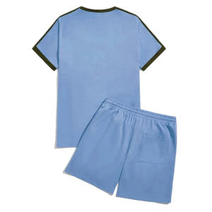 Conjunto Deportivo Transpirable de Verano para Hombre, Talla Grande, Camiseta y Pantalones Deportivos Casuales, MARCA BS 2026 - Product Image 6