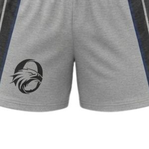 Pantalones Cortos de Netball Sublimados Grises y Negros Unisex, Uniformes Deportivos Ligeros de Poliéster, Ropa Deportiva para Equipos, Ropa de Entrenamiento de Alto Rendimiento - Product Image 6