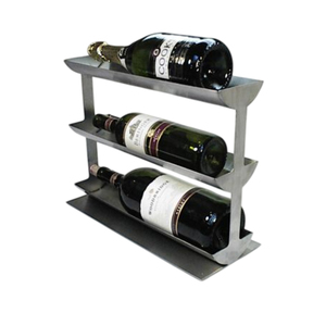 Porte-vin en métal en forme de pyramide moderne en onyx noir pour 10 bouteilles, support à vin triangulaire en acier pour comptoir, organisateur de rangement pour cuisine et bar - Product Image 3