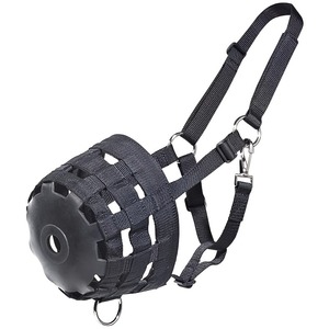Museau de pâturage ventilé et durable avec harnais détachable intégré - Museau léger pour chevaux, favorise la pâturage naturelle - Product Image 2