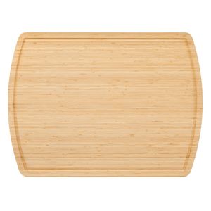 Tagliere in Legno di Bambù con Scanalature per il Scolo del Succo, per Fornelli a Gas ed Elettrici, Utensile per Frutta e Verdura - Product Image 1