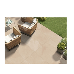 กระเบื้องปูพื้นลายหินธรรมชาติสีเบจบราซิล ขนาด 600x600 มม. สำหรับใช้ภายนอก/ภายใน เหมาะสำหรับห้องครัว บ้านพักตากอากาศ ห้างสรรพสินค้า และสวน - Product Image 1