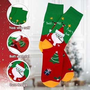 Calcetines Casuales de Invierno para Hombre de Primera Calidad, Transpirables, Cómodos, de Punto, con Spandex/Nylon, Resistentes a Desgarros, Personalizables OEM - Product Image 3