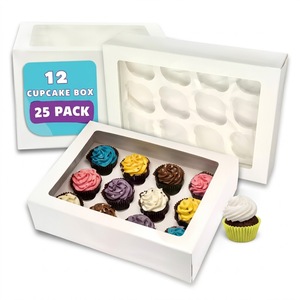 Cajas para Pasteles de Cartón Rígido Ecológicas Personalizadas con Ventana, Cierre Magnético, Impresión Offset con Logotipo, Embalaje de Grado Alimenticio - Product Image 3