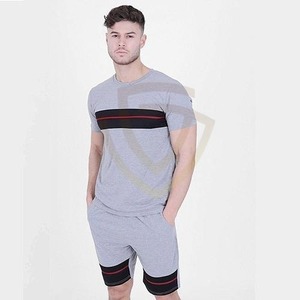 Nouveauté : Ensemble été homme deux pièces, conçu pour le confort, coton, look streetwear tendance, t-shirt et short - Product Image 2