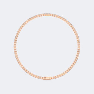 Bracelet tennis serti de diamants princesse 4,392 CTW - Product Image 6