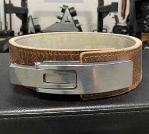 Cinturón de Cuero Personalizado para Levantamiento de Pesas con Hebillas de Palanca para Levantamiento de Pesas Pesadas - Product Image 3