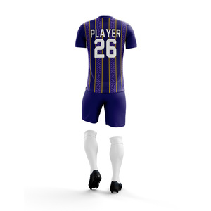 ชุดเสื้อและกางเกงฟุตบอลระดับพรีเมียม ระบายอากาศได้ดี เหมาะสำหรับสโมสรโรงเรียนและการแข่งขันลีก - Product Image 6
