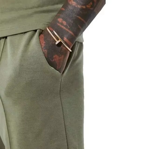 Conjunto de Shorts Desgastados para Hombre, Estilo Casual de Verano, Dos Piezas, Ropa Urbana a Juego, Conjunto de Verano para Hombre - Product Image 4