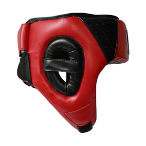 <b>Boxing</b> Head Guard Protective <b>Headgear</b> Protective Gear Head Guards Padded Helmet Reduce <b>Custom</b> Logo Leather Fabric Head Guard Men - Product Image 4