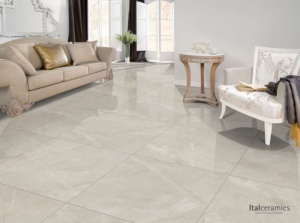 Azulejos de Porcelana Premium Vigo Crema |   Elegante Aspecto de Mármol Crema |   Azulejos de Lujo para Pisos y Paredes - Product Image 3