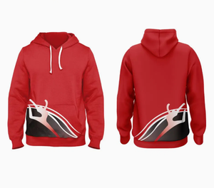 Sweat-shirt à capuche sportif pour homme, imprimé par sublimation, vert, avec poche - Product Image 3