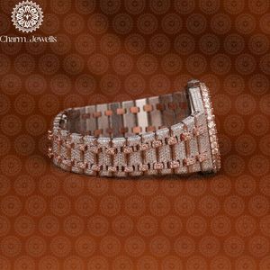 Charm Jewells Montre de luxe pour homme, boîtier carré, 40 mm, cristal saphir, analogique, mécanique, acier inoxydable, fermoir papillon, 10 bars - Product Image 4