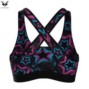 Soutien-gorge de sport imprimé par sublimation, grande taille, vêtements de fitness pour femmes de qualité supérieure, soutien-gorge de sport respirant uni pour le yoga - Product Image 2