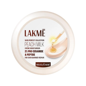 Crema Humectante de Leche de Durazno con Dos Por Ciento de Pro Ceramida y Péptidos, Repara la Barrera Cutánea Dañada, Proporciona Hidratación Intensa - Product Image 1