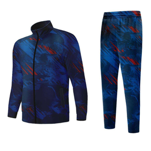 Custom Full Zipper Gym Sportswear Training Jackets Sports Tracksuit Long Zipper <b>Pants</b> <b>Running</b> Tracksuit For <b>Men</b> - Product Image 3
