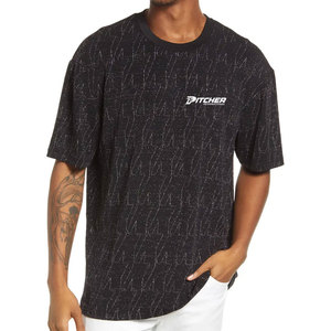 Camiseta Extra Grande para Hombre, Estilo Holgado, Look Urbano Contemporáneo, Material de Primera Calidad, Cómoda - Product Image 1