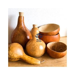 Bol de service vintage en bambou écologique, très demandé |   Produits naturels faits à la main, durables, légers, jetables, pour le camping et la maison, en vrac - Product Image 1