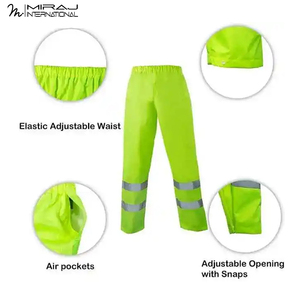 Trajes de Trabajo de Manga Larga de Alta Calidad en Color Verde Neón, Ropa de Trabajo Mecánica, Trajes de Seguridad Reflectantes de Alta Visibilidad - Product Image 4