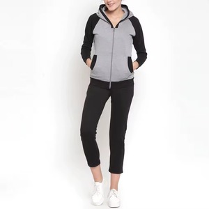 Conjunto Deportivo Personalizado para Mujer, 2 Piezas, 100% Algodón Felpa, para Entrenamiento y Jogging, Venta al Por Mayor - Product Image 1