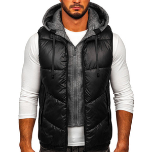 Wholesale Casual <b>Sleeveless</b> Windproof Quilted <b>Men's</b> Bubble <b>Vest</b> Custom Winter Oversized Outdoor Hiking <b>Sleeveless</b> <b>Vest</b> for <b>Men</b> - Product Image 5