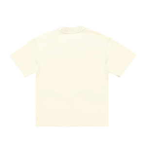 Unisex Heavy <b>Weight</b> Cotton Shirt Oversized Drop Shoulder Mock neck T-shirt High Quality Boxy Plain <b>Blank</b> T Shirt Manufacturing - Product Image 2