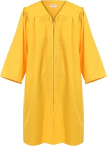 Ensemble Robe de Cérémonie, Toque et Pompon – Polyester Mat de Haute Qualité – Robe de Remise de Diplôme Classique avec Fermeture Éclair Facile à l'Avant - Product Image 5