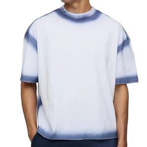 เสื้อยืดผ้าฝ้าย100% ขนาดใหญ่ Boxy ฟอกสีตะเข็บ - Product Image 1