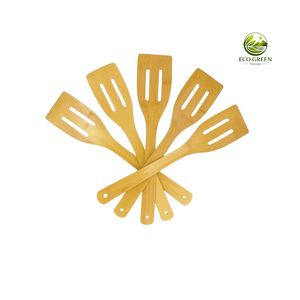 สปอร์คไม้ไผ่สีเขียวรักษ์โลก ชิ้นเดียว ใช้ซ้ำได้ สำหรับใช้ในครัว - Product Image 6