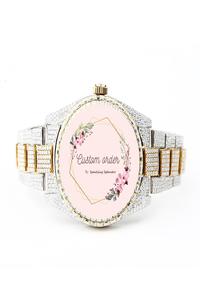 Montre mécanique de luxe Hip Hop en acier inoxydable avec moissanite, cadran en cristal saphir, cadeau d'anniversaire personnalisé pour homme - Product Image 3