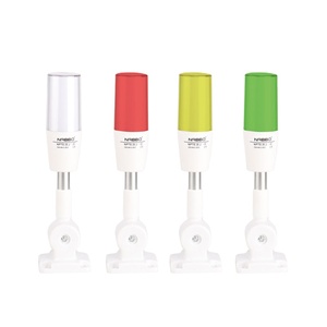 NPT5-I5J Feu de signalisation stroboscopique pliable tricolore à lumière constante avec buzzer 24V 3W 85dB - Product Image 1