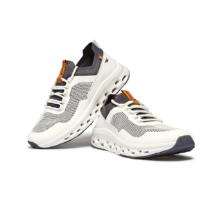 Zapatos deportivos blancos cómodos para hombre, zapatillas ligeras y transpirables con cordones para fitness y viajes - Product Image 2