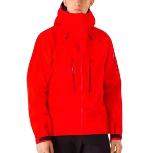 Chaqueta de Esquí Roja - Impermeable, Cortavientos, Térmica, con Capucha, Abrigo de Invierno con Cremallera Completa, Ropa para la Nieve - Product Image 6