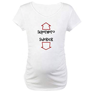 T-shirts de maternité grande taille pour femmes enceintes, vêtements d'été amples en polyester/coton, logo personnalisé imprimé, séchage rapide, légers - Product Image 1
