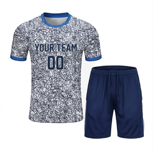 Tenue de tennis unisexe personnalisée grande taille imprimée pour l'été avec logo personnalisé pour adultes 100% polyester - Product Image 5