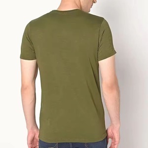 T-shirt pour homme 100% coton, hauts d'été, vêtements en jersey formel, manches courtes, coupe régulière, respirant et à séchage rapide, 230 grammes - Product Image 3