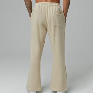 Pantalones de chándal acampanados de alta calidad para hombre, cintura media, forro polar de algodón grueso, estilo casual deportivo 2026 - Product Image 6